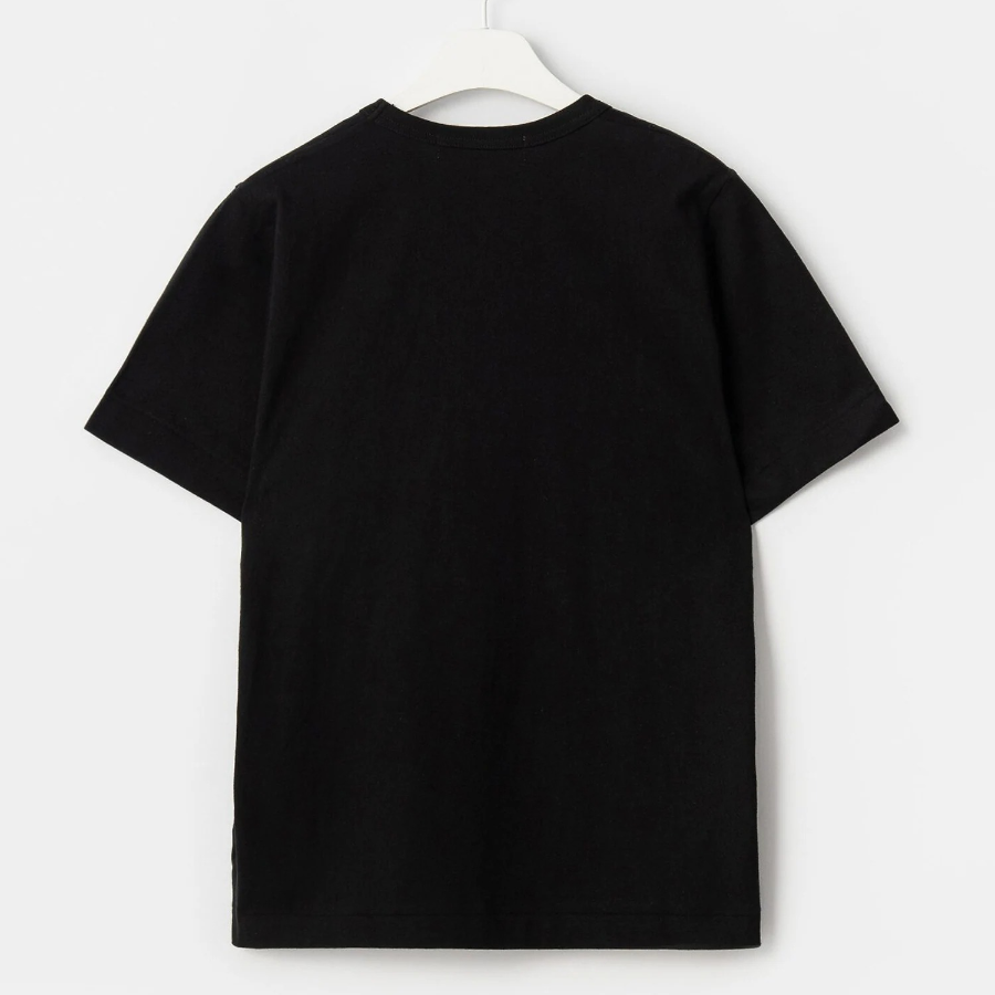 PLAY COMME des GARÇONS Double Heart Wappen T-Shirt — Navy