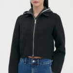 Theory Women Double Wool-Cashmere Blouson Jacket - Black