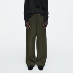 COS Drawstring Straight Leg Trouser – Khaki