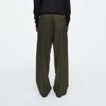 COS Drawstring Straight Leg Trouser – Khaki