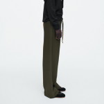 COS Drawstring Straight Leg Trouser – Khaki