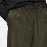 COS Drawstring Straight Leg Trouser – Khaki