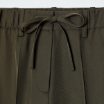 COS Drawstring Straight Leg Trouser – Khaki