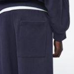 COS Brushed Wide Leg Jogger – Navy