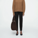 COS Slim Leg Crop Trouser – Black