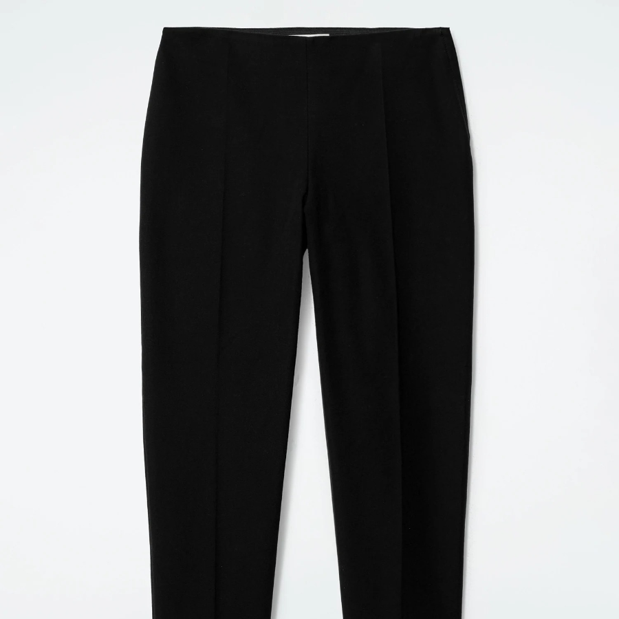 COS Slim Leg Crop Trouser – Black