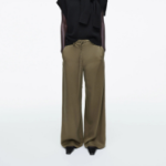 COS Tie Detail Wide Leg Trouser – Khaki