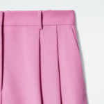 COS Relaxed Twill Wide Leg Trouser – Pink