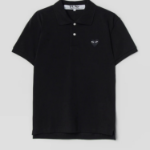 Black Heart Wappen Polo Shirt — Black