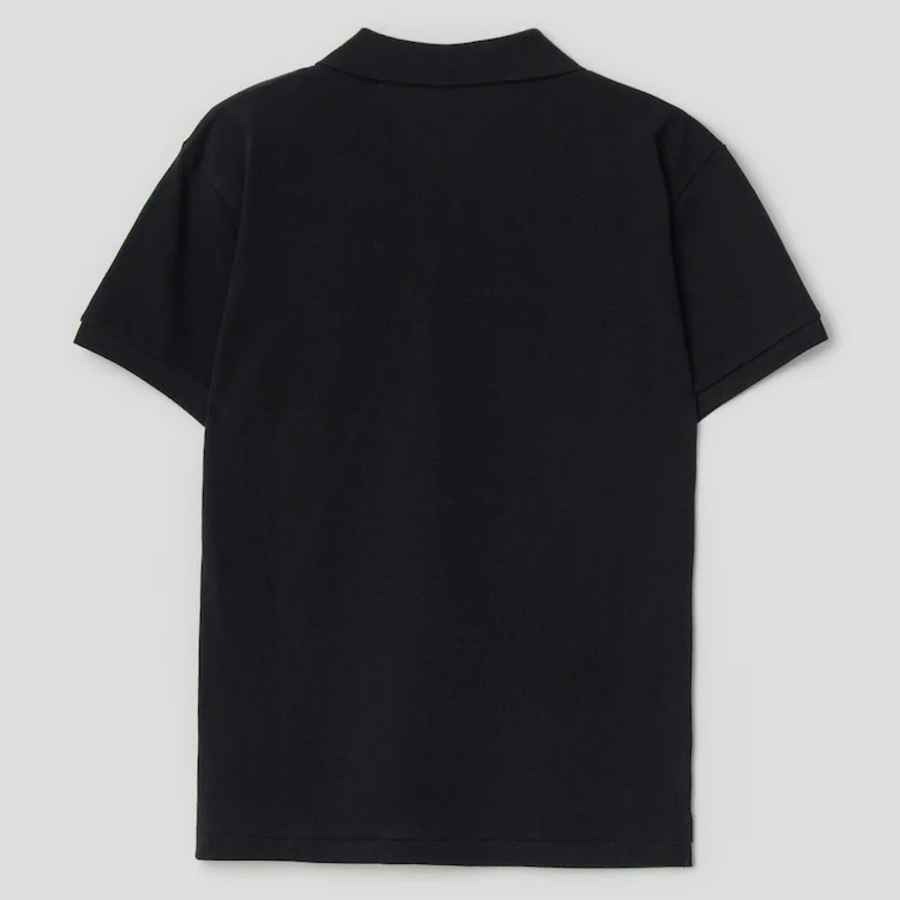 Black Heart Wappen Polo Shirt — Black
