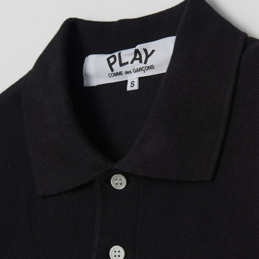 Black Heart Wappen Polo Shirt — Black