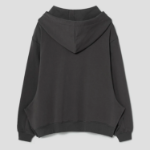 KUHO Cotton Blend Strap Hood T-Shirt — Ash