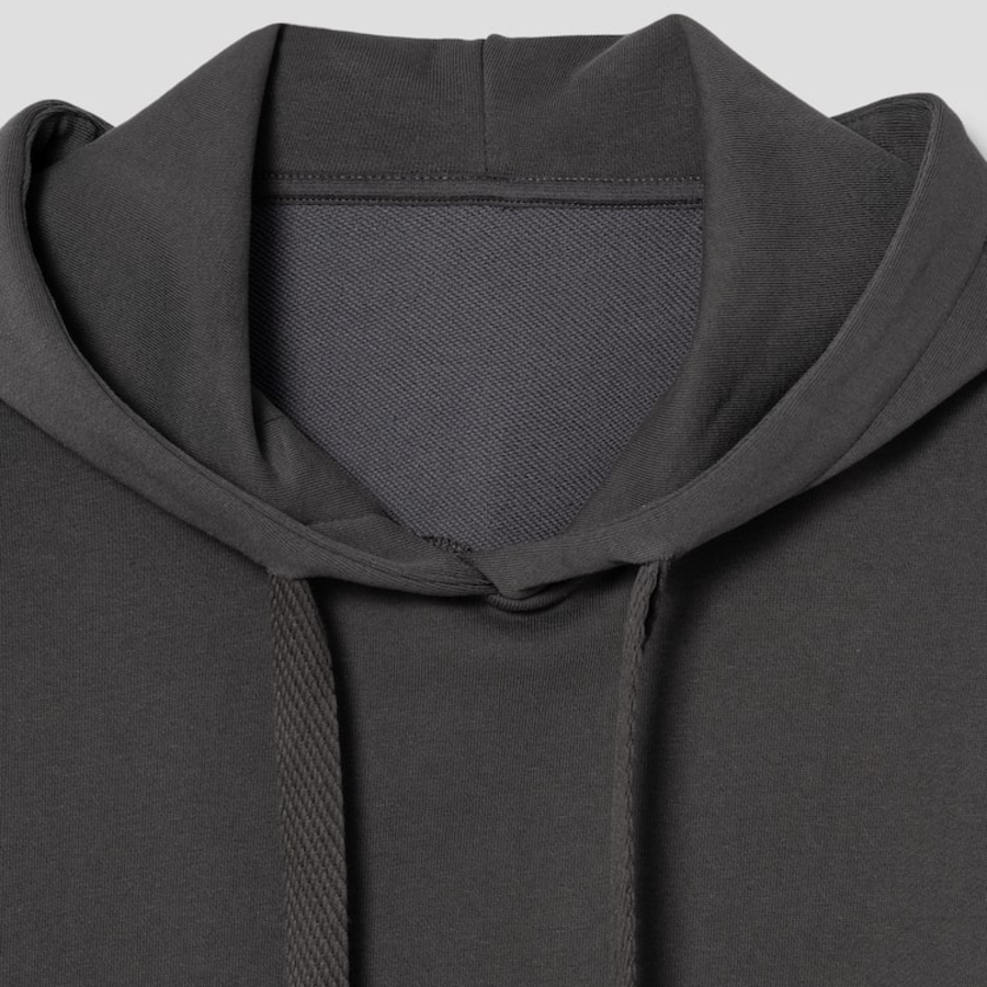 KUHO Cotton Blend Strap Hood T-Shirt — Ash