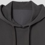 KUHO Cotton Blend Strap Hood T-Shirt — Ash