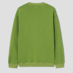 KUHO Cotton Blend Round Neck Sweatshirt – Apple Green