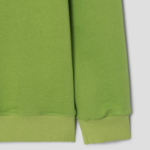 KUHO Cotton Blend Round Neck Sweatshirt – Apple Green