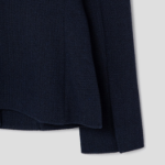 Theory Women Classic Tweed Military Jacket - Navy Multi