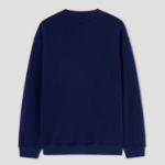 KUHO Cotton Blend Round Neck Sweatshirt - Navy