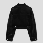 Theory Women Stretch Velvet Aline Zip Jacket - Black