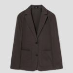 Theory Women Good Crunch Relaxed Patch Jacket - Coffee