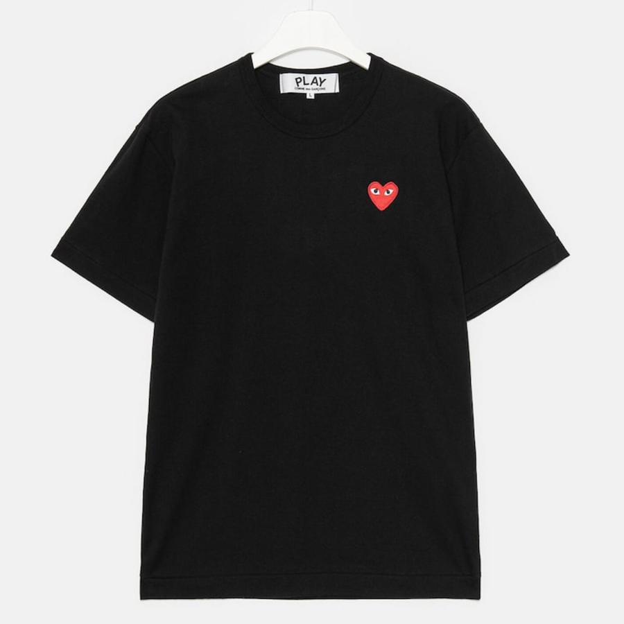 Red Heart Wappen T-Shirt — Black