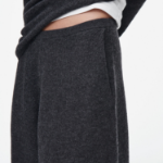 COS Boiled Merino Wool Trouser – Charcoal Melange