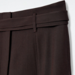 COS Turn-Up Wool Blend Trouser – Brown