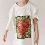 KUHO [HEART FOR EYE X Koo Bohnchang] Kids Regular T-Shirts – White