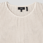 Theory Women Sheen Cotton Easy Vest - Almond