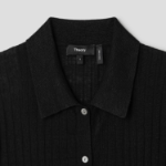 Theory Women Neo Sag Harbor Rib Cardigan - Black