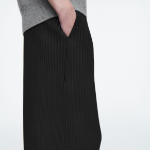 COS Pleated Wide Leg Trousers – Black