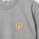 Gold Heart Wappen T-Shirt — Navy