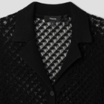 Theory Women Sheen Cotton Camp Shirt Cardigan - Black