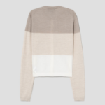 Theory Women Regal Wool Color Block Cardigan - Pale Sand Multi