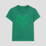 KUHO [HEART FOR EYE] Kids Regular T-Shirt (Artwork) - Green