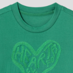 KUHO [HEART FOR EYE] Kids Regular T-Shirt (Artwork) - Green