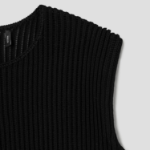 Theory Women Sheen Cotton Easy Vest - Black