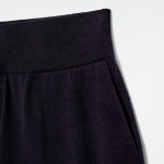 COS Merino Wool Barrel Leg Trousers – Navy