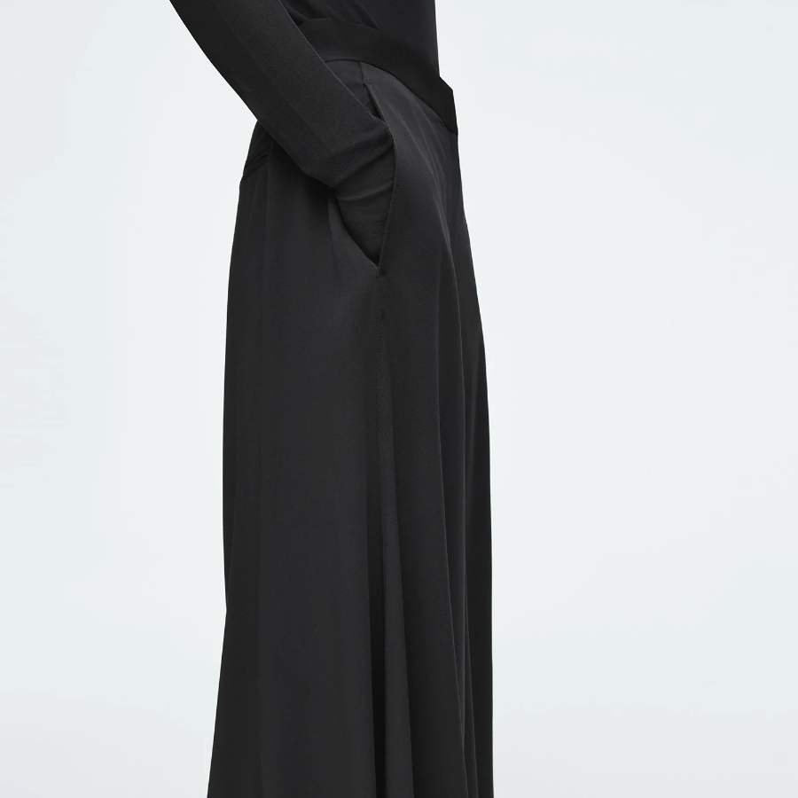 COS Fluid Wide Leg Trousers – Black