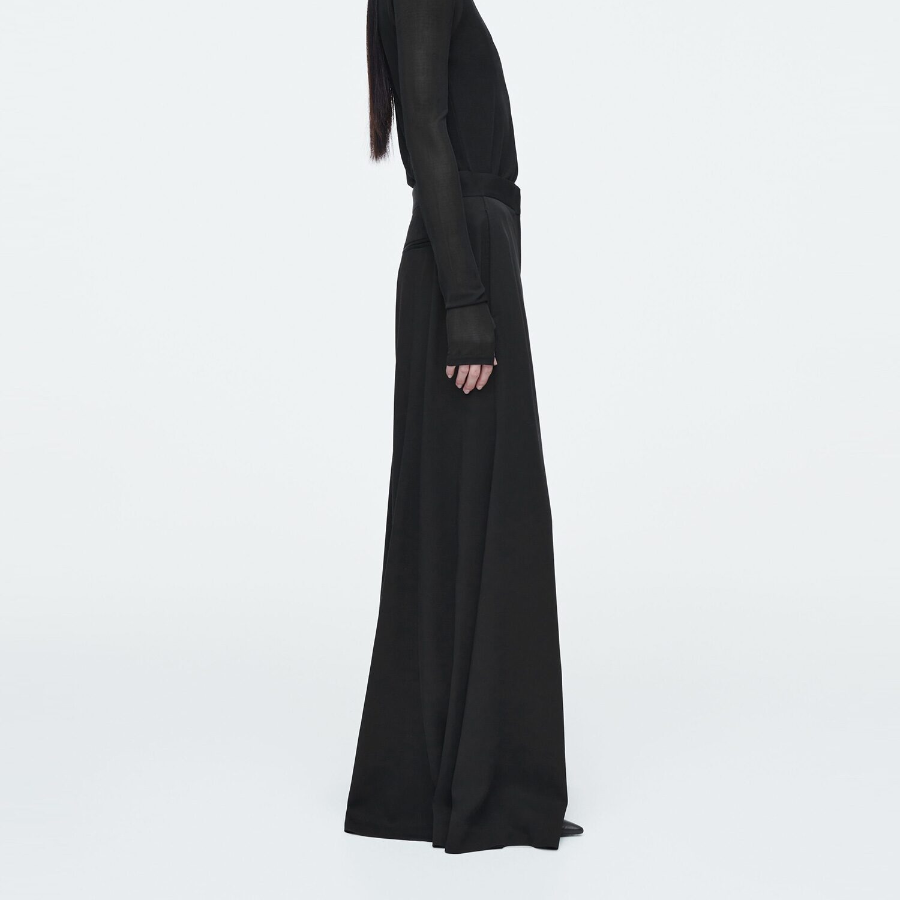 COS Fluid Wide Leg Trousers – Black
