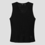 Theory Women Neo Sag Harbor Feeder Stripe Tank - Black