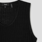 Theory Women Neo Sag Harbor Feeder Stripe Tank - Black