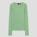 Theory Women Neo Sag Harbor Sheer Rib Pullover - Meadow