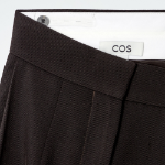 COS Relaxed Wool Blend Wide Leg Trousers