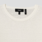 Theory Women Neo Sag Harbor Sheer Rib Pullover - Bone