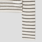 Theory Women Neo Sag Harbor Crop Stripe Cardigan - Light Parchment Multi