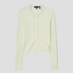 Theory Women Neo Sag Harbor Crop Cardigan - Aloe
