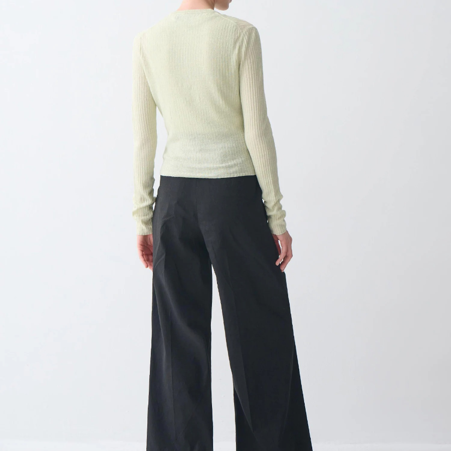 Theory Women Neo Sag Harbor Crop Cardigan - Aloe