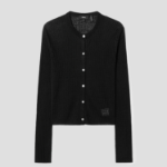 Theory Women Neo Sag Harbor Crop Cardigan - Black