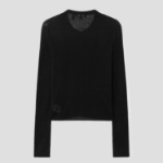 Theory Women Neo Sag Harbor Crop Cardigan - Black